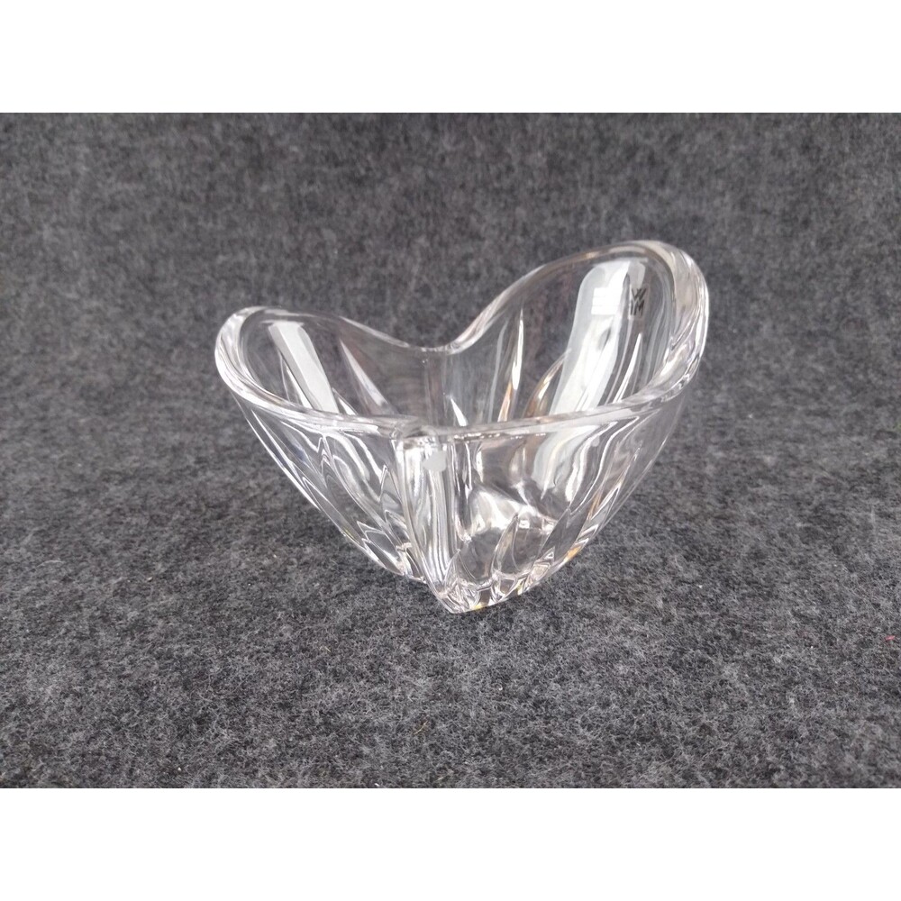 Lead Crystal Germany Thick Heart Candy Dish WMF